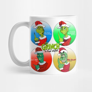 Green Meanie in Four Styles Mug